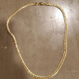 18k plated gold necklace
